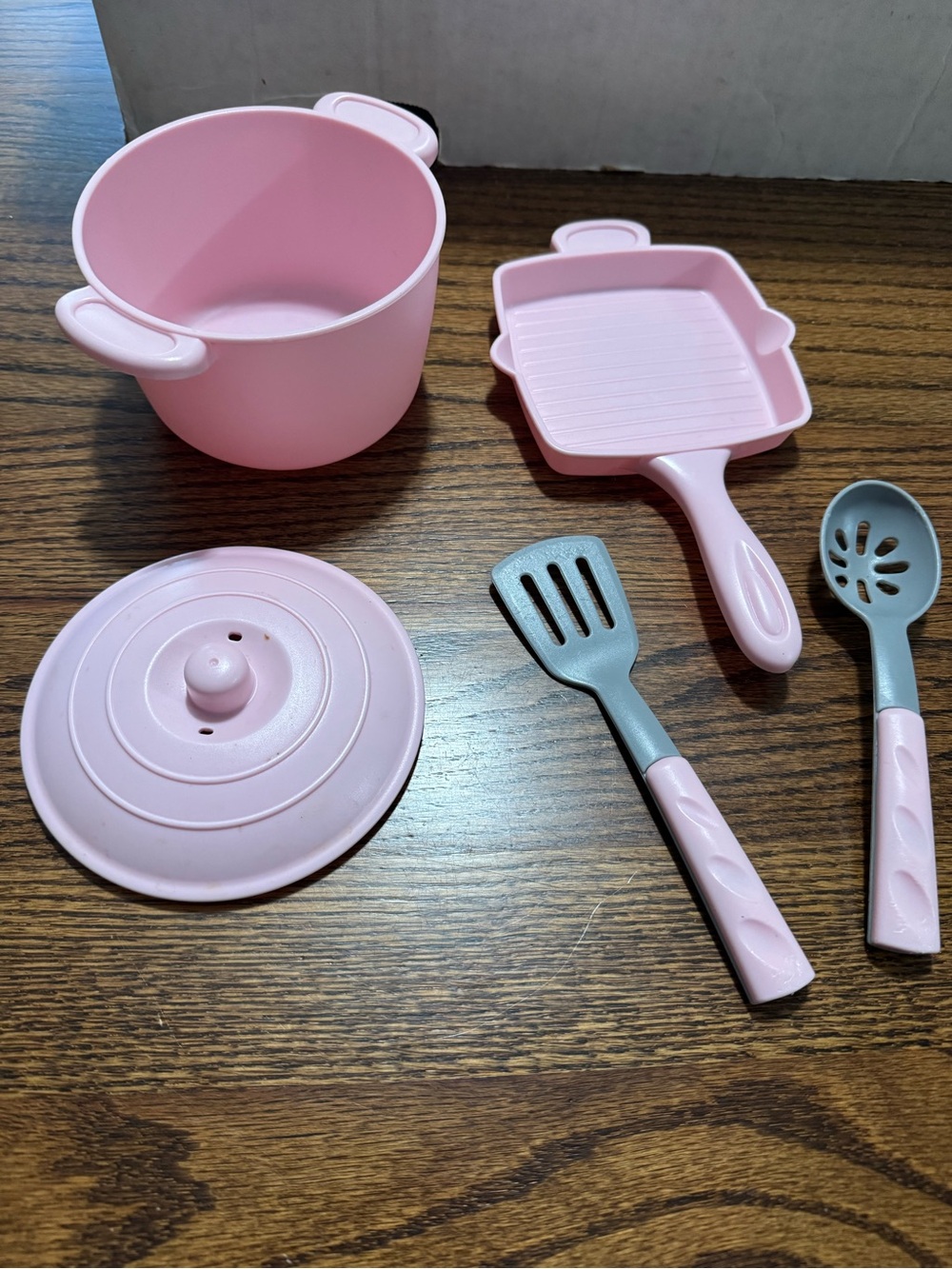 Pink Kids' Play Kitchen Cookware Set - Home Party Supplies